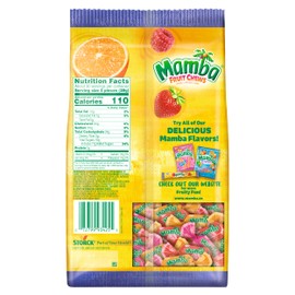Mamba Fruit Chews Candy, 30 Oz Bag