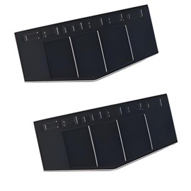 2 PCS Camaro M Emblems - 3D Metal Badge - Front Right Left Fender Replacement for Camaro Ss Rs Zl1 Matte Black