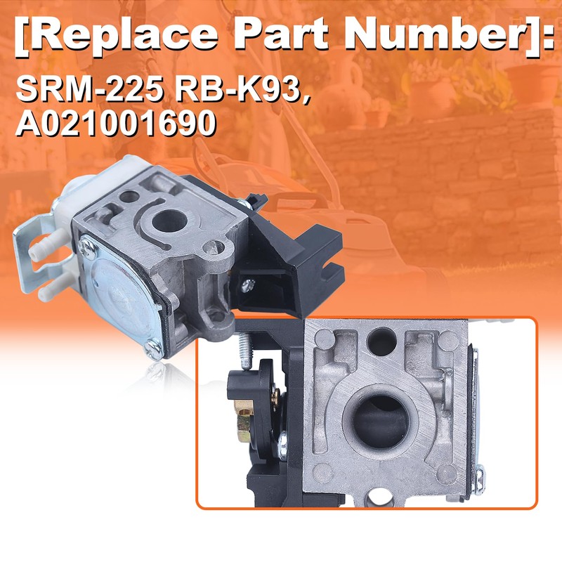 Mtanlo For Echo SRM-225 Carburetor, Replacement for ZAMA RB-K93, A021001690,