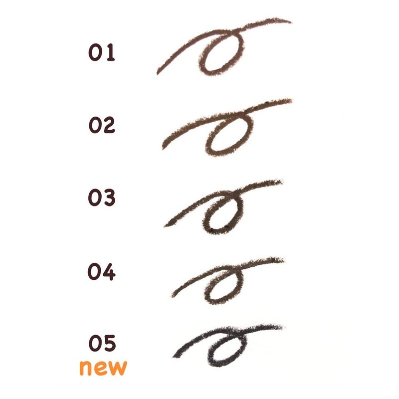 Cezanne Eyebrow 05 Brush Natural Gray 0.21g Roll Out Waterproof