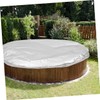 KONTONTY 8ft Circular Inflatable Pool Swim Pool Protector Waterproof and