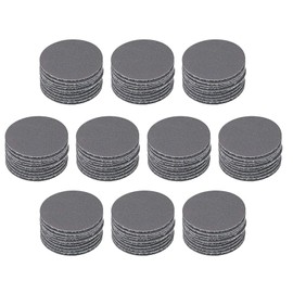 TA-VIGOR 1" 800 Grit Aluminum Oxide and Silicon Carbide Sanding Discs Grey Compatible with Orbital Sander Pack of 100