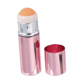 Baluue Shrink Pores Oil Absorbing Roller Stick with Makeup Brush Head Dual-ended Design for Portable Skin Care and Quick Touch-ups All Skin Types