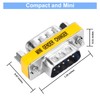 ENUODA 2 Pack Gender Changers 9 Pin Male to Male