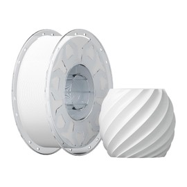 Creality PLA Filament 1.75mm White, 3D Printer Filament 1kg (2.2lbs) Spool, High Toughness & Warp-Free, Dimensional Precision ±0.03mm, Printing Filament for All FDM 3D Printers