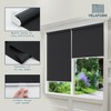 Room Darkening Cordless Roller Shades – Blackout Blinds with UV