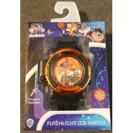 Accutime SPACE JAM A NEW LEGACY KIDS LCD WATCH with FLASHING LIGHTS and FLASHLIGHT*NEW