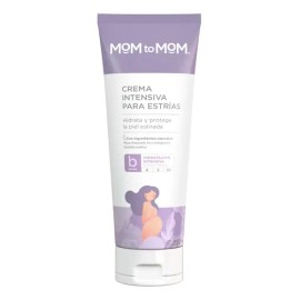 Mom to Mom Crema Antiestrías para Embarazo Etapa B de 250ml - Con Rosa Mosqueta, Centella Asiática E Inca Omega Oil - Hidratación Y Cuidado Profundo Para Piel Estirada - Hipoalergénico