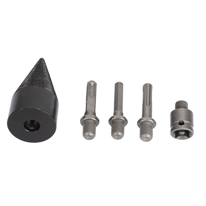 5Pcs Firewood Log Splitter Drill Bit Steel Wood Splitting Logs