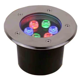 Luz Submarina Rgb Color Ac110v 12w Ip68 Para Piscina Estanqu