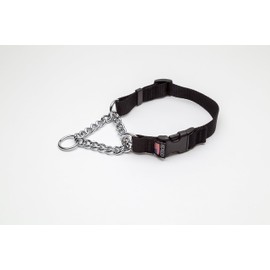 Chain Martingale w/ Quick Release - Small - Black - Dog/Pet Collar