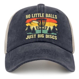 Funny Disc Golf Design for Men Women Kids Disc Golf Lover Funny Trucker Hat Golf Hat Men Hat Trucker Hats Women, Purplish Blue04, One Size