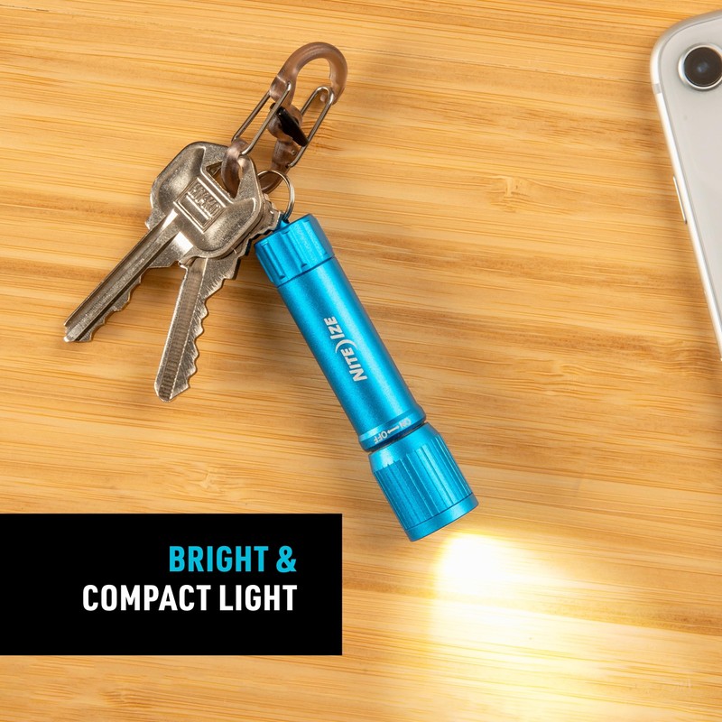 Nite Ize Radiant 100 Keychain Flashlight - Waterproof Mini Keychain