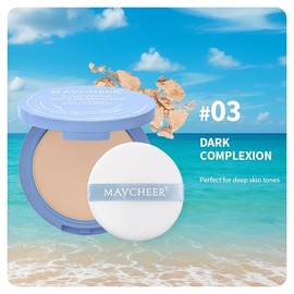 MAYCHEER Flawless Blur Setting Powder – 24H Oil Control, Waterproof, Sweat-Proof, Long-Lasting Finish, On-the-Go Touch-Up, All-Day Wear, Makeup, Cosmetic:_03