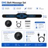 EMS Abdominal Belt for Home Fitness – USB Rechargeable Muscle