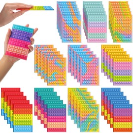 Noveread 50 Pcs Mini Notebooks 4.92 x 3.35 Inch Small Pocket Notebooks Lined Notepad Portable for Students Office Notebook for Birthday Party Favors, 10 Styles Patterns