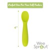 WeeSprout Baby Spoons for Self Feeding 6 Months +, Soft