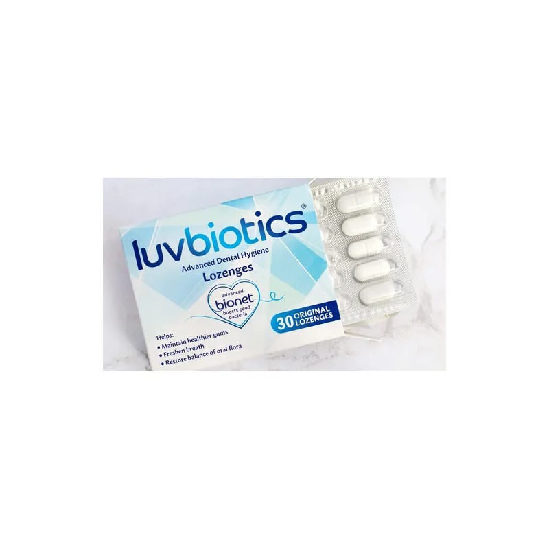 Pastillas De Menta Originales Luv Biotics Con Probiticos, X