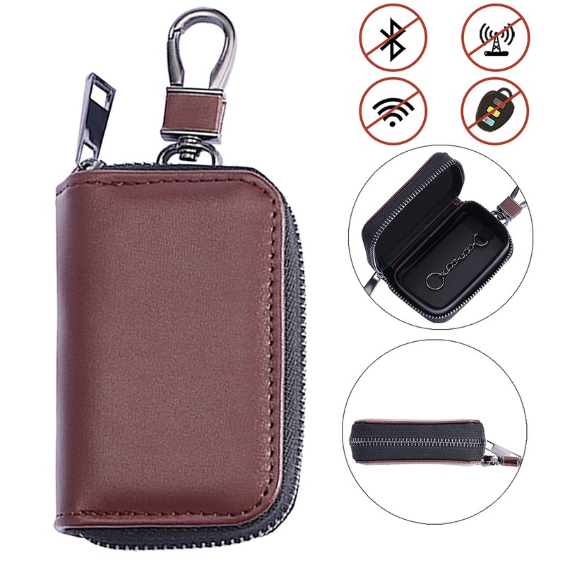 FOXNSK 2Pcs Upgraded Car Key Case, Faraday Cage Car Key