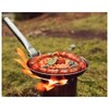 Stabilotherm Hunter Pan with Folding Handle, Open, for Camping
