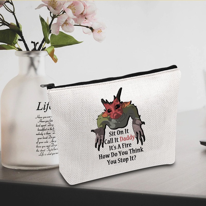 Funny BG3 Game Inspired Cosmetic Bag Sit On It and