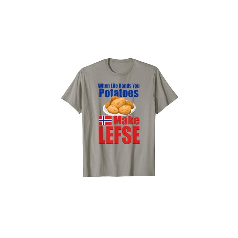 Make Lefse Funny Norwegian T-shirt