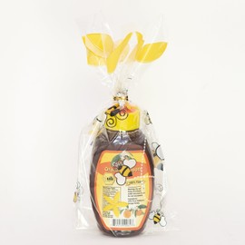 California Raw Orange Blossom Honey Squeezable Jar 16 Ounces 1 Lb Pure Natural Gift Wrapped