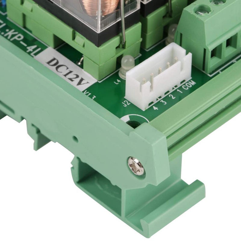 4 Channel Relay DIN Rail Mount 16A Power Relay Interface