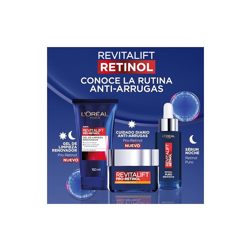 LOréal Paris Revitalift Pro-Retinol Crema Cuidado de Día FPS17, 50ml