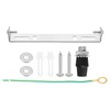 TOP-VIGOR 1Set Light Fixture Ceiling Bracket, 125mm Ceiling Light Plate