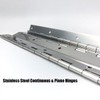 4PCS 18Inch Continuous & Piano Hinges, Heavy Duty Stainless Steel
