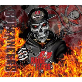 Buccaneers Skull 20 oz Tumbler