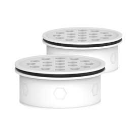 GLACIER FRESH Activated Carbon Pitcher Filter Replacement for LS Home and GF Pitcher, Reduces Chlorine Taste and Odor, Upgraded Filtration Materials, Improved the flow rate 1.6 times, 2 Packs