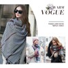 Women Tartan Scarf - Winter Long Scarves Plaid Warm Wraps