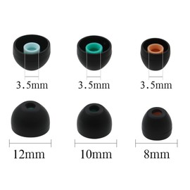 Rayker Earbud Tips Eartips Replacement for SONY In-Ear Headphone, Noise Isolation Ultra Comfort Silicone Tips , Perfect Fit in Ear Canal, 3 Pairs, S/M/L Size, Compatible with SONY