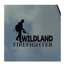 Wildland Firefighter Fire Line Vinyl Sticker Decal Proud Smoke Jumper Fireman Wildfire