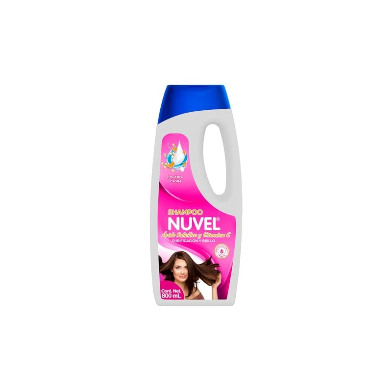 Nuvel Shampoo Control Caspa con Acido Salicilico y Vitamina C