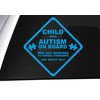 Child with Autism On Board Safety Sticker - Autism Awareness