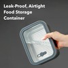 Stainless Steel Food Storage Containers-3Pcs Leakproof, Airtight Stainless-Steel Bowls with