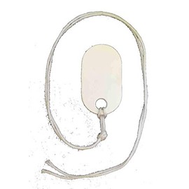 145P Tags (Bag of 100 White 94V0 Rated- Generic BURNDY Style 145PTAG for Telecom & OEM Market with 11" Lacing Cord Pigtail, White (Pack of 100)