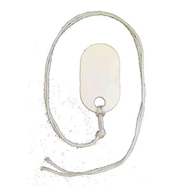 145P Tags (Bag of 100 White 94V0 Rated- Generic BURNDY Style 145PTAG for Telecom & OEM Market with 11" Lacing Cord Pigtail, White (Pack of 100)