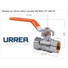 URREA 560.19 Válvula de Esfera Roscable 600 WOG 3/4”, Válvula