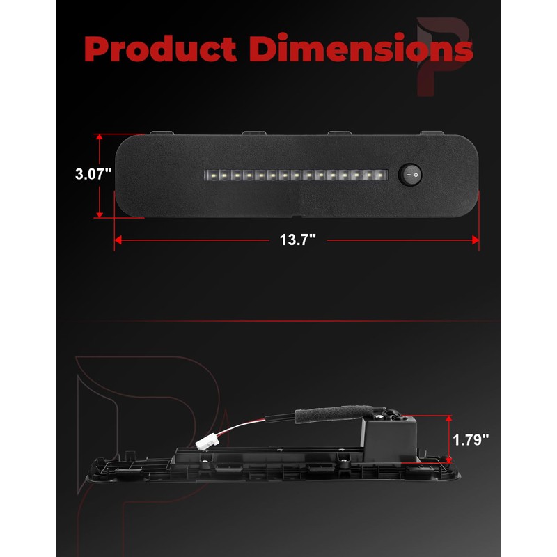 PYHAUTO Rear Tailgate Cargo Light Assembly Compatible with 2026 Passport,