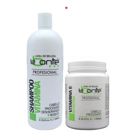 Kit Vitamina E Keratina Shampoo + Vitamina La Bonte