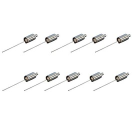 10 Pieces Terminating Resistor for Broadband Cable and SAT Through Sockets (75 Ohm)