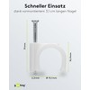 Goobay 17084 Cable clip white - max. cable diameter: 14.0