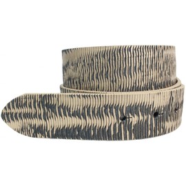 BELTINGER Interchangeable belt made of full cowhide leather, metal look without buckle, 4 cm, press stud belt, metallic look, women and men, 40 mm, Gold, metallic