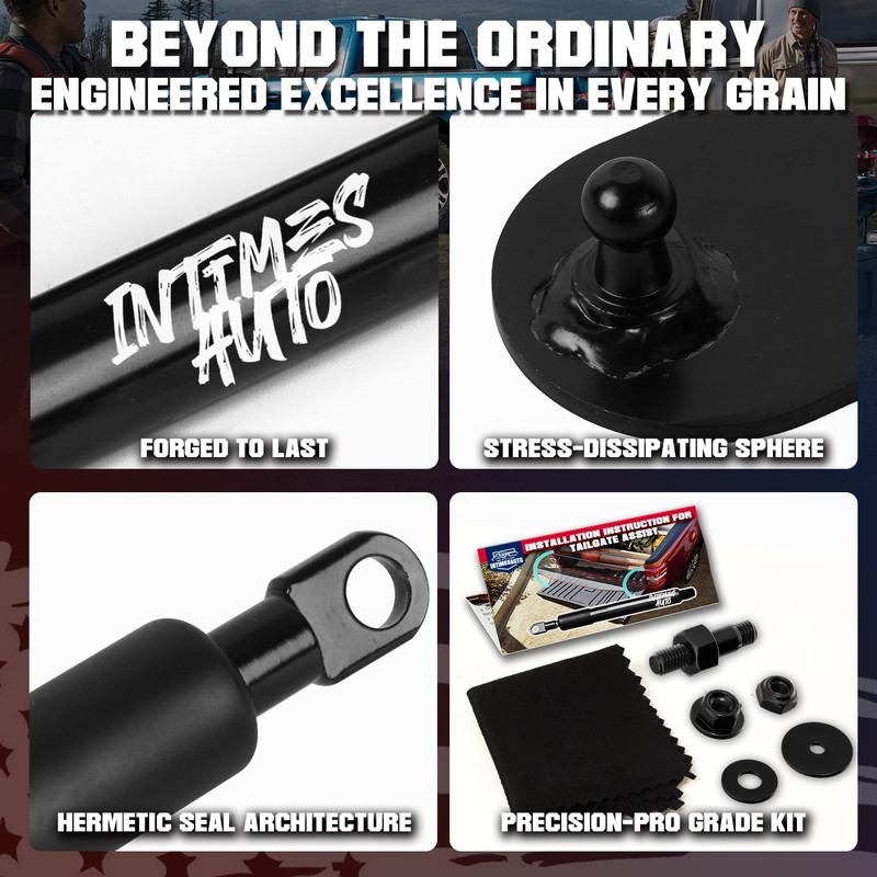 InTimesAuto Truck Tailgate Assist Shock for 1999-2007 Chevy Silverado &