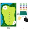 Portable Indoor/Outdoor Golf Game Set with Chipping Golf Play Mat,