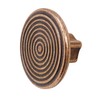 Decoranddecor Mira Spiral Round Cupboard Knob Handle - 40mm Diameter